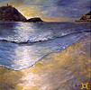 Plata de oleaje. Óleo sobre lienzo - 60x60